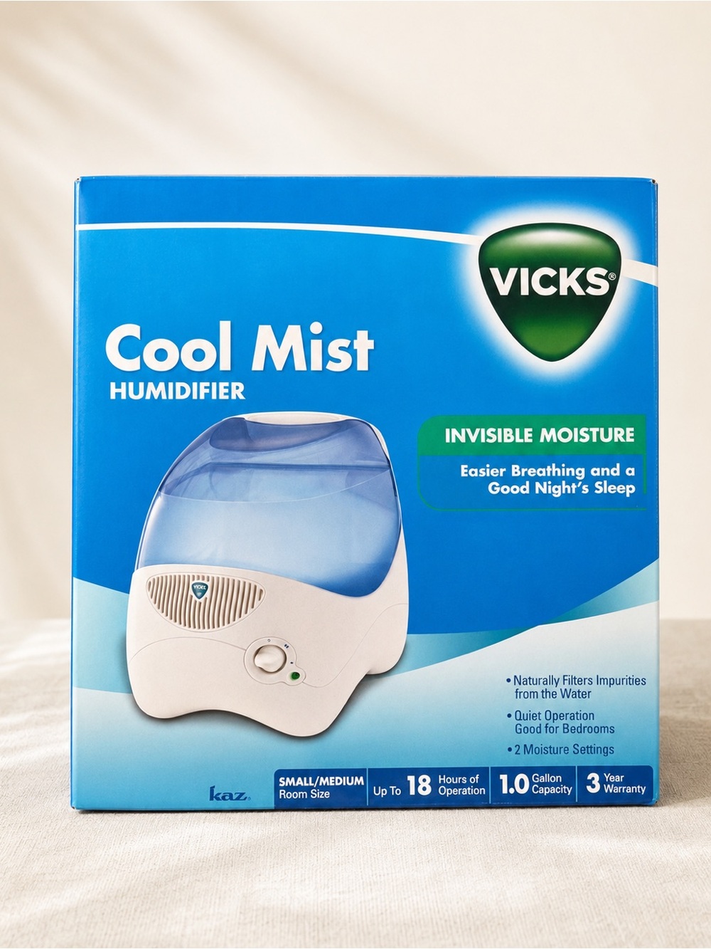 MAKE OFFER 💕 VICKS Cool Mist Humidifier - Blue and White